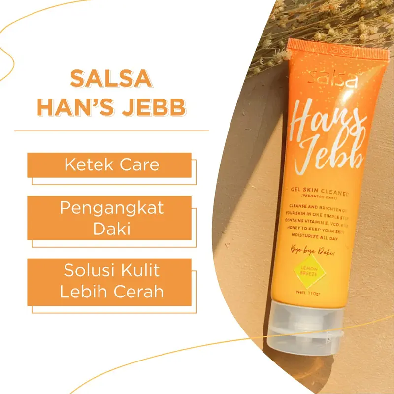SALSA Hans Jebb Gel Skin Cleanser Original (Penghilang Daki Tanpa Bilas) 0