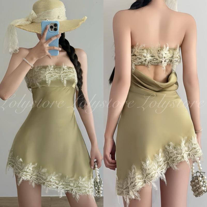 ( CÓ BIGSIZE ) Đầm body nữ dáng ngắn thiết kế tinh tế viền ren đỗ lưng sang chảnh Lolystore dress women NH497