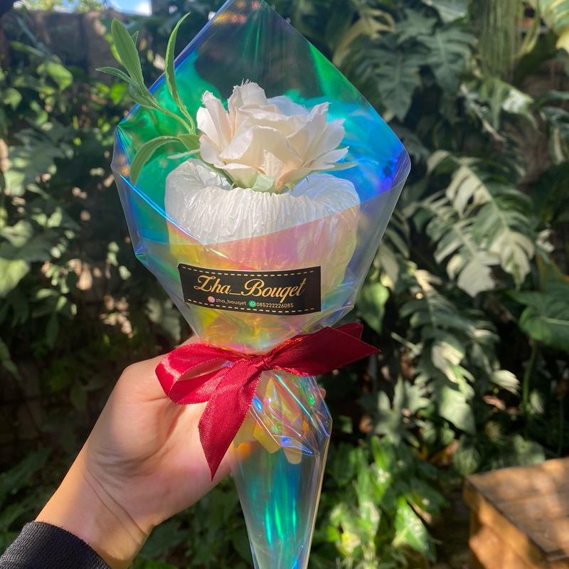 Buket single Rose bunga tangkai 5