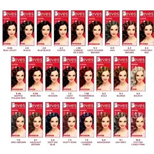 Feves Cat Rambut Cream 60ml & 100ml Pewarna Rambut Terjangkau Melindungi dari Sinar Matahari Membuat Lembut dan Bersinar - Bleach