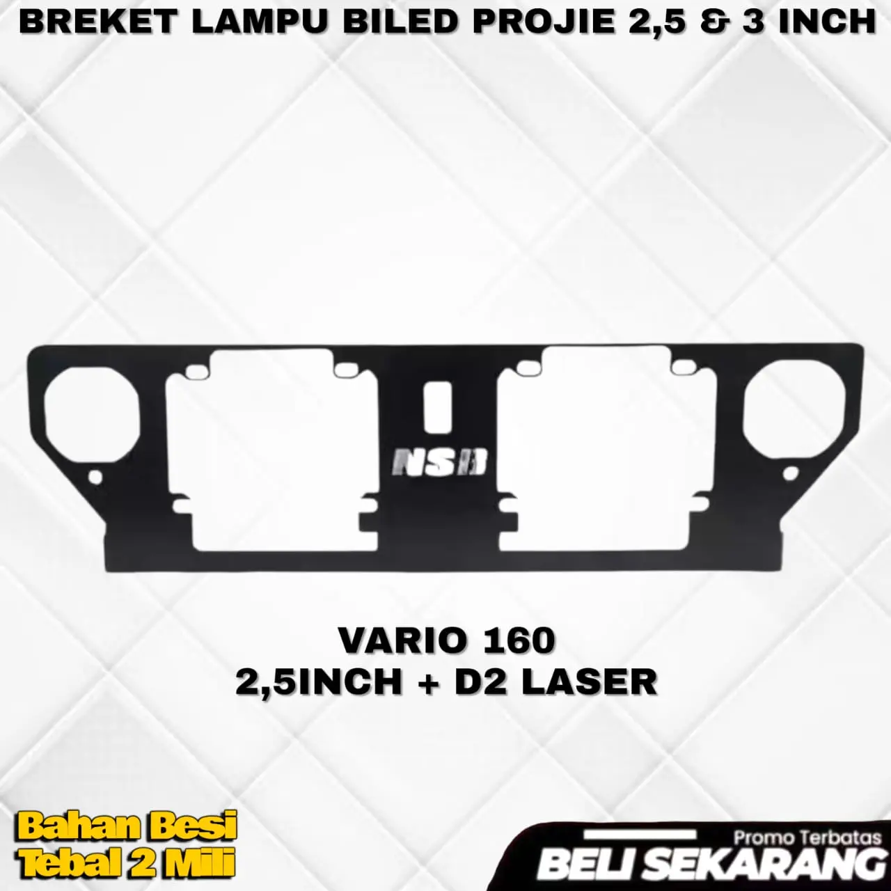 BREKET BILED-VARIO 160 2,5 INCH+D2