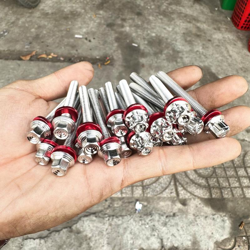  Ốc Lẻ Salaya 6Li Trụ  Ốc Lốc Máy  Giá 1 Con  Có Sẵn Lông Đền Nhiều Size Từ 6Li1 - 11. 