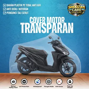 Terlaris No.1 sarung Cover motor Transparant Beat vario mio nmax pcx adv aerox semua motor Tebal
