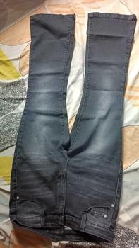 Product Review of ORE - CZ 930 Size 27-34 - Highwaist Strecht Cutbray Jeans Vintage Black Washed Slim-fitting Celana Kaki from T** 3