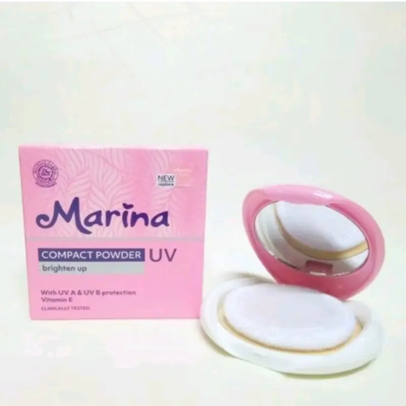 Bedak Padat Marina dengan Proteksi UV - Waterproof Compact 2
