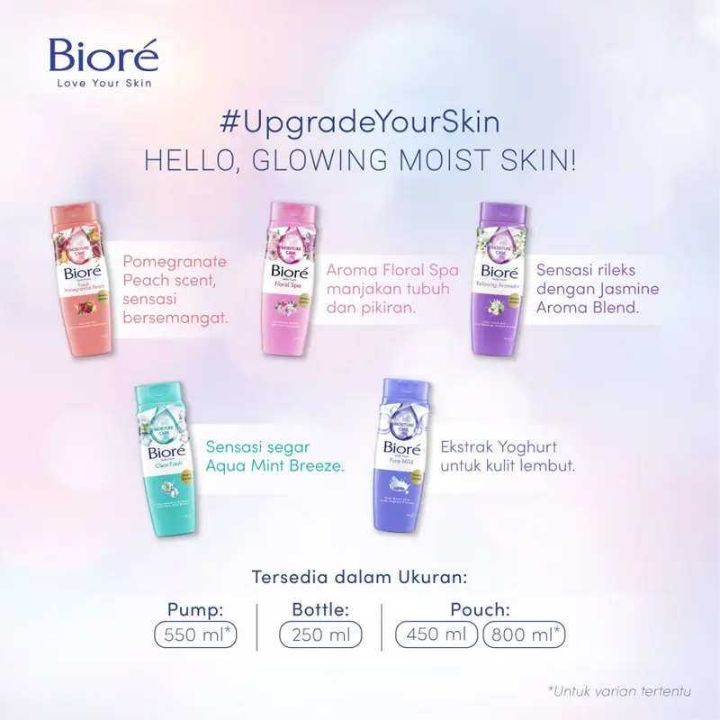 Biore Relaxing Aromatic 800ml Pouch Triplepack - Sabun Mandi Cair 6
