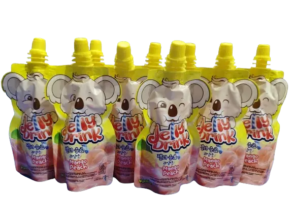 Minuman Kiokio Jelly Drink Mango Peach HALAL 70ml BPOM MD221182002500237 Food Jeli Makanan 5
