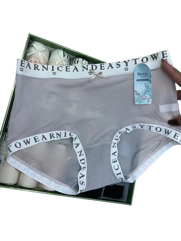 2256 45-65kg Set 5 Quần Lót Nữ thông hơi kháng khuẩn 7A hàng QC cao cấp chất vải mềm mại co giãn thoải mái Women Voi