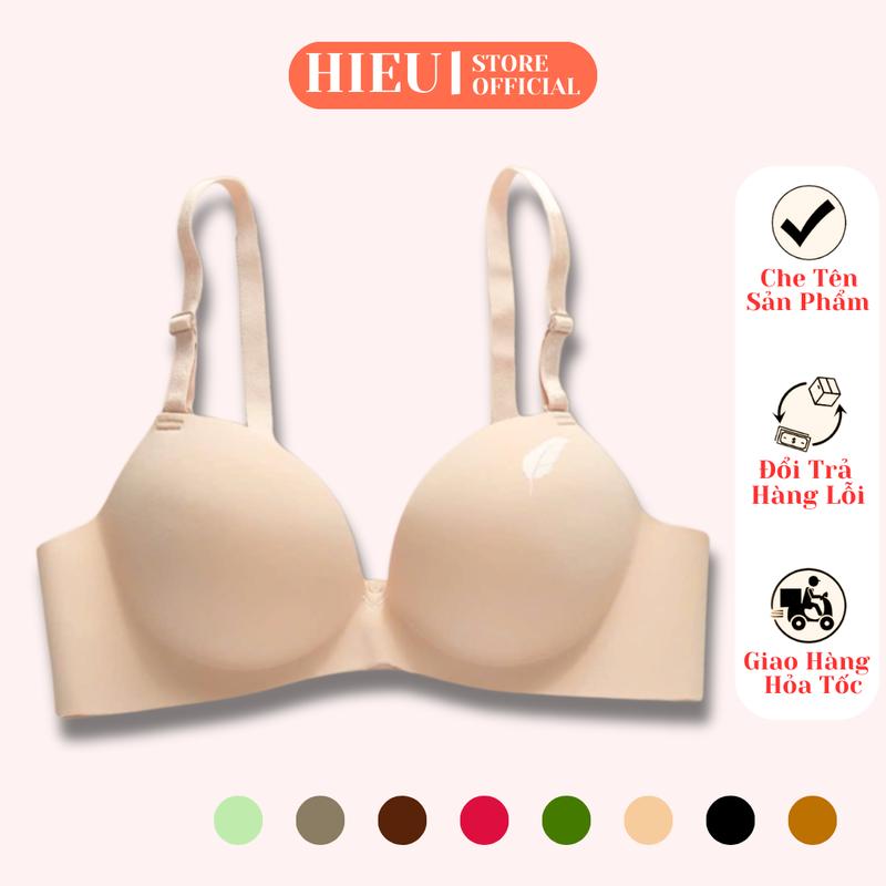 Áo Ngực Su Đúc Không Gọng, Đệm 2.5Cm, Thiết Kế Bàn Tay Nâng Ngực Tạo Khe Đẹp - HA01