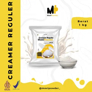 CREAMER REGULER 1kg / Bubuk Creamer Reguler Terlaris / Non Dairy Creamer / MaxiPowder