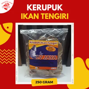Kerupuk Ikan Tengiri Premium Rasa Ikan Tengiri Asli Khas Juwana Pati 250gram