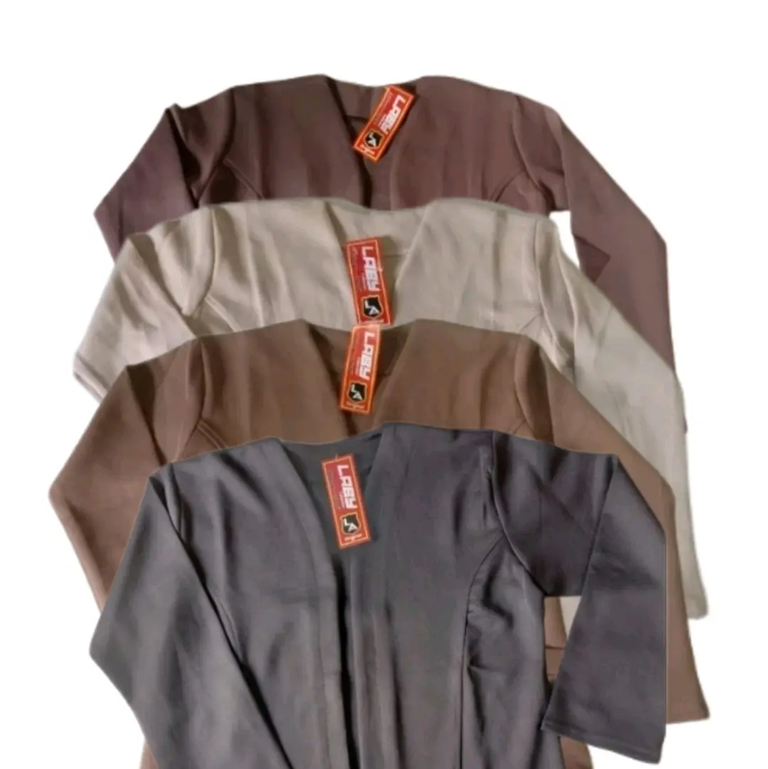 blazer bahan scuba premium -blazar polos warna-terdapat dua saku bagian kanan dan kiri-bahan tebal dan mulur bb 45-75kg,ready stokk..
