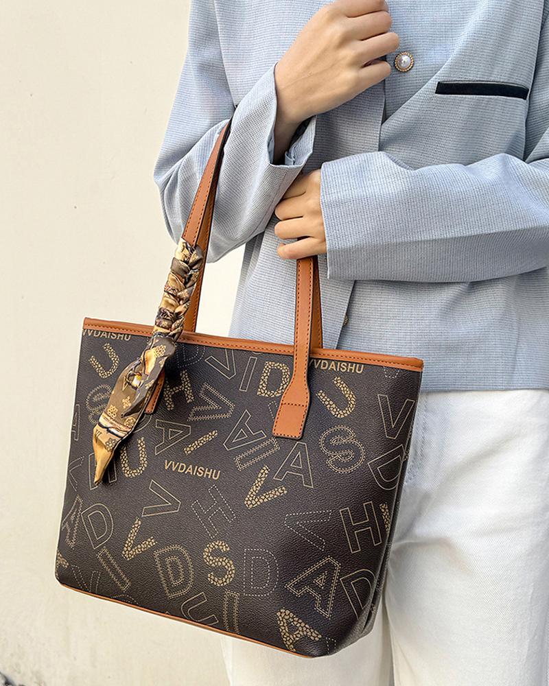 Product Introduction of SanML Handbag, New Fashion Printed Large Capacity Tote Bag Best Selling Classic Style 10