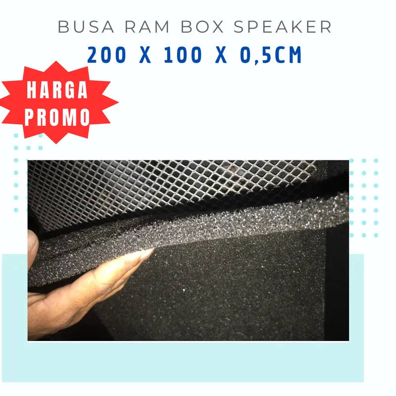 Busa Ram Box Speaker Anti Air 200x100x0,5cm Busa lapis Ram Speker ...