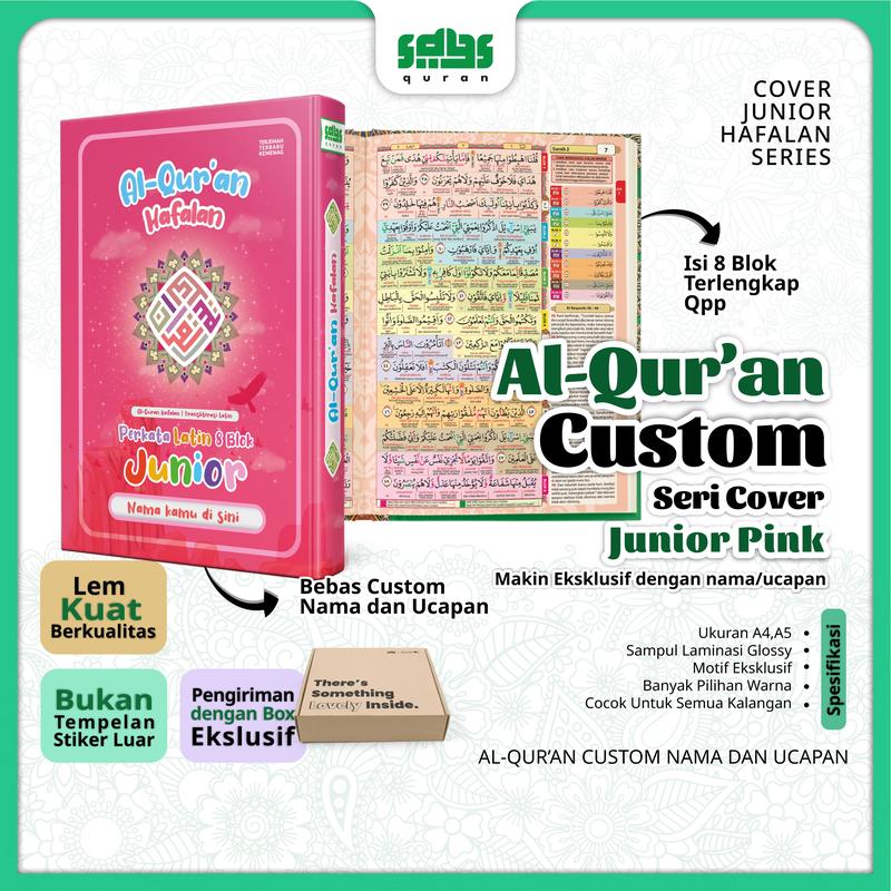 Al-Qur'an Custom Nama Junior - Al-Qur'an Hafalan 8 Blok Full Warna (A5) 3