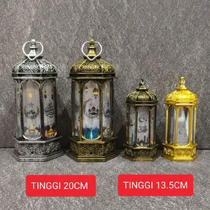 New Model Lentera LED Kubah Ramadhan Lampion Dekorasi Souvenir Idul Fitri Kado Hadiah Pajangan Lampu