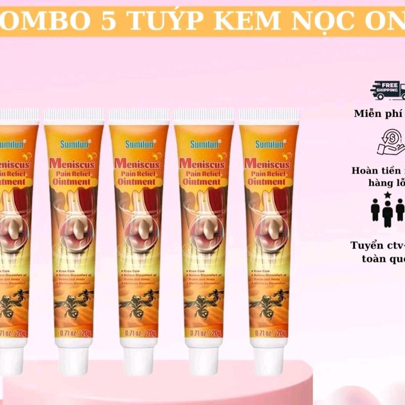  Combo 5 Tuýp - Kem nọc ong túyp 20g gel bôi xương khớp nọc ong giảm đau hiệu quả 
