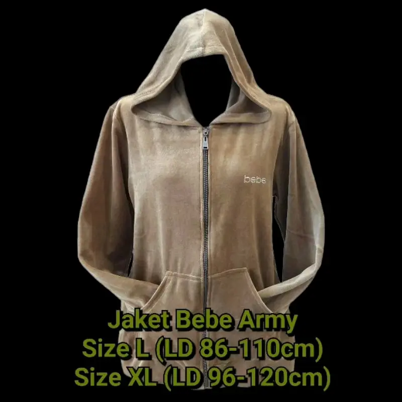 Jaket Bebe wanita beludru halus 6