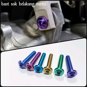 baud titanium sok belakang al matic (1biji Motorcycle