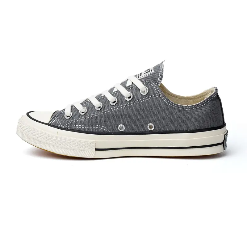 Sepatu Sneaker Sapty Robust Grey Low Top Canvas untuk Pria dan Wanita - Casual, Karet Shoes Kasual sneakers  sale 1