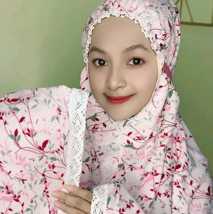 MUKENA RAYON DEWASA JUMBO MOTIF SAKURA FREE TAS