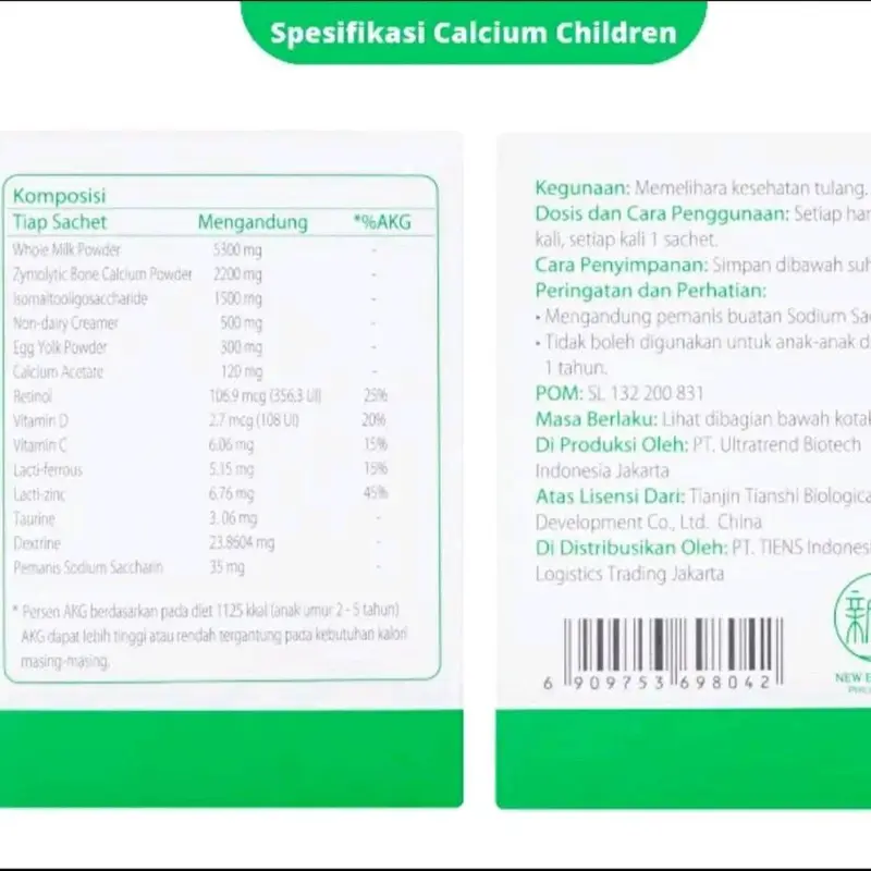 PAKET KALSIUM & ZINC ANAK UNTUK PERTUMBUHAN JUGA NAFSU MAKAN 3