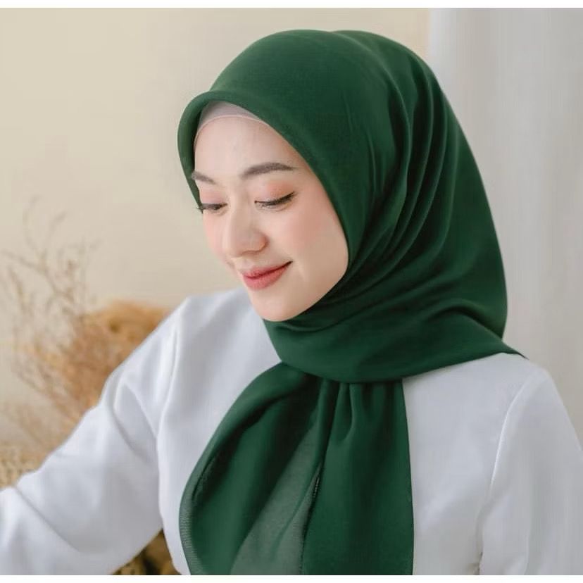 HIJAB Segi Empat Paris Premium/Paris Jadul 115 x 115 kerudung paris