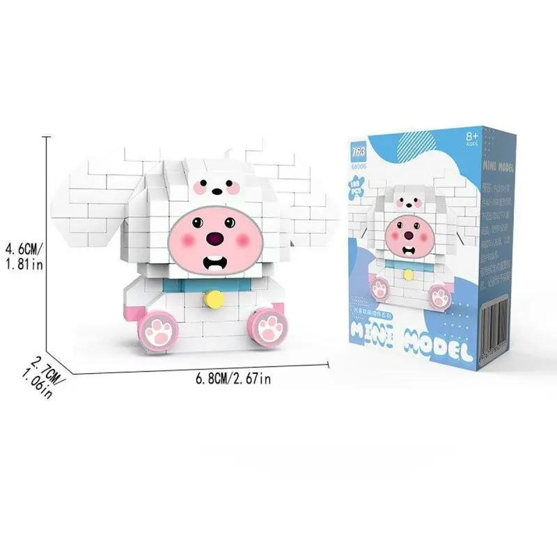[Ready]Loopy Mainan Nano bricks Susun Kartun Mini block Bersepeda ...