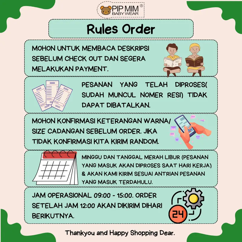 Pip Mim Baby - 6 Pcs Kaos Dalam Singlet WARNA & PUTIH Bayi Anak Perempuan Laki-Laki KOTOBUKI Lembut Halus Ber SNI  / Daleman Bayi 7