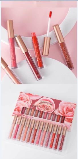 Product Introduction of Hot selling matte lip gloss that does not stick to cups, waterproof and not easily fade velvet lip gloss 2
