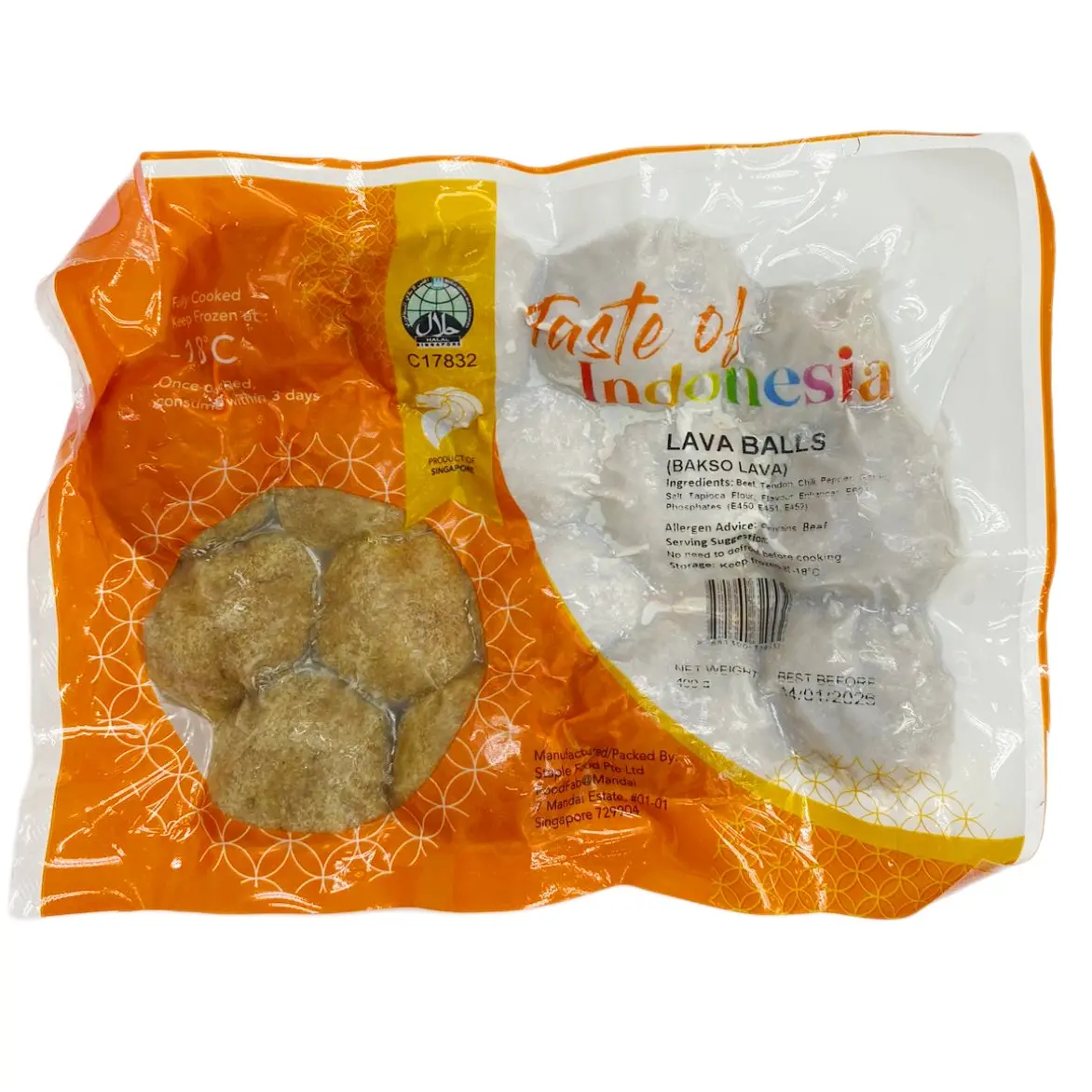Taste of Indonesia (T.O.I) Lava Beef Ball 400gr