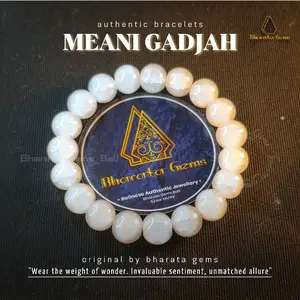 GELANG MEANI GADJAH + MINYAK MERAH ASLI by BHARATA GEMS BALI - Full Avra Bracelets MG (free gelang tridatu)