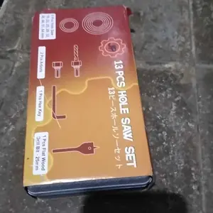 Hole Saw Kit 13 Pcs Mata Bor Pelubang Pipa Hidroponik / Kayu 1 Set