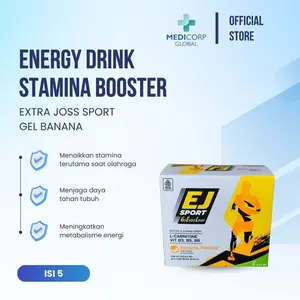 Extra Joss sport NEW banana - energy gel pack / minuman energi isi 5