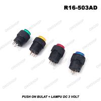 Gambar Push On Bulat + Lampu DC 3 Volt - dari Ono Shop Kota Administrasi Jakarta Barat 2 Tokopedia