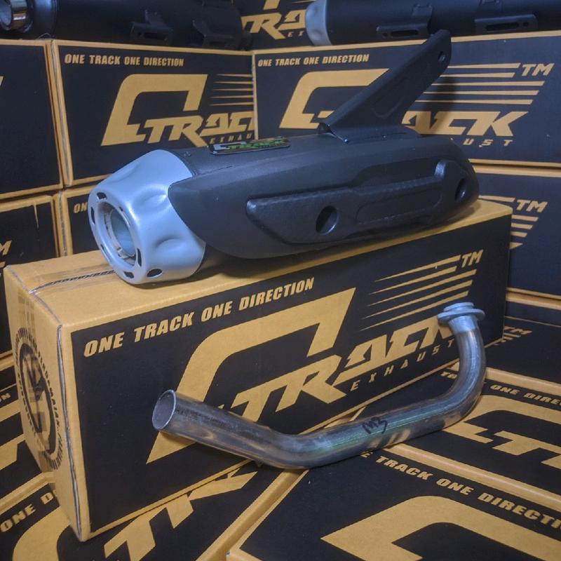 knalpot standar racing copy tzm matic original OTRACK exhaust fullsistem beat scoppy nmax aerox pcx 5