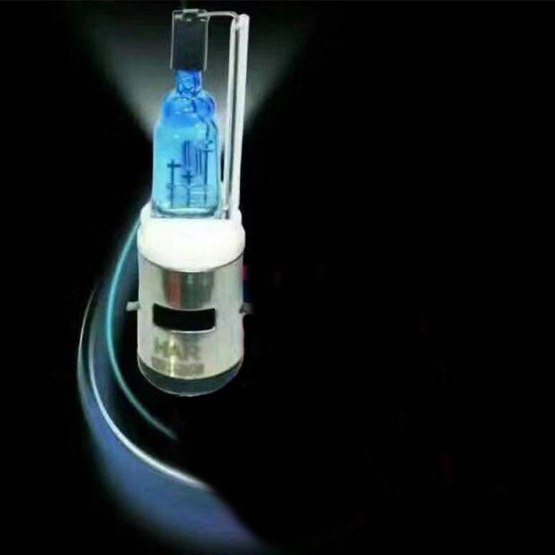 Product Introduction of Motorcycle large light bulb super bright electric ghost fire scooter 35w high and low beam dual claw large light bulb 6