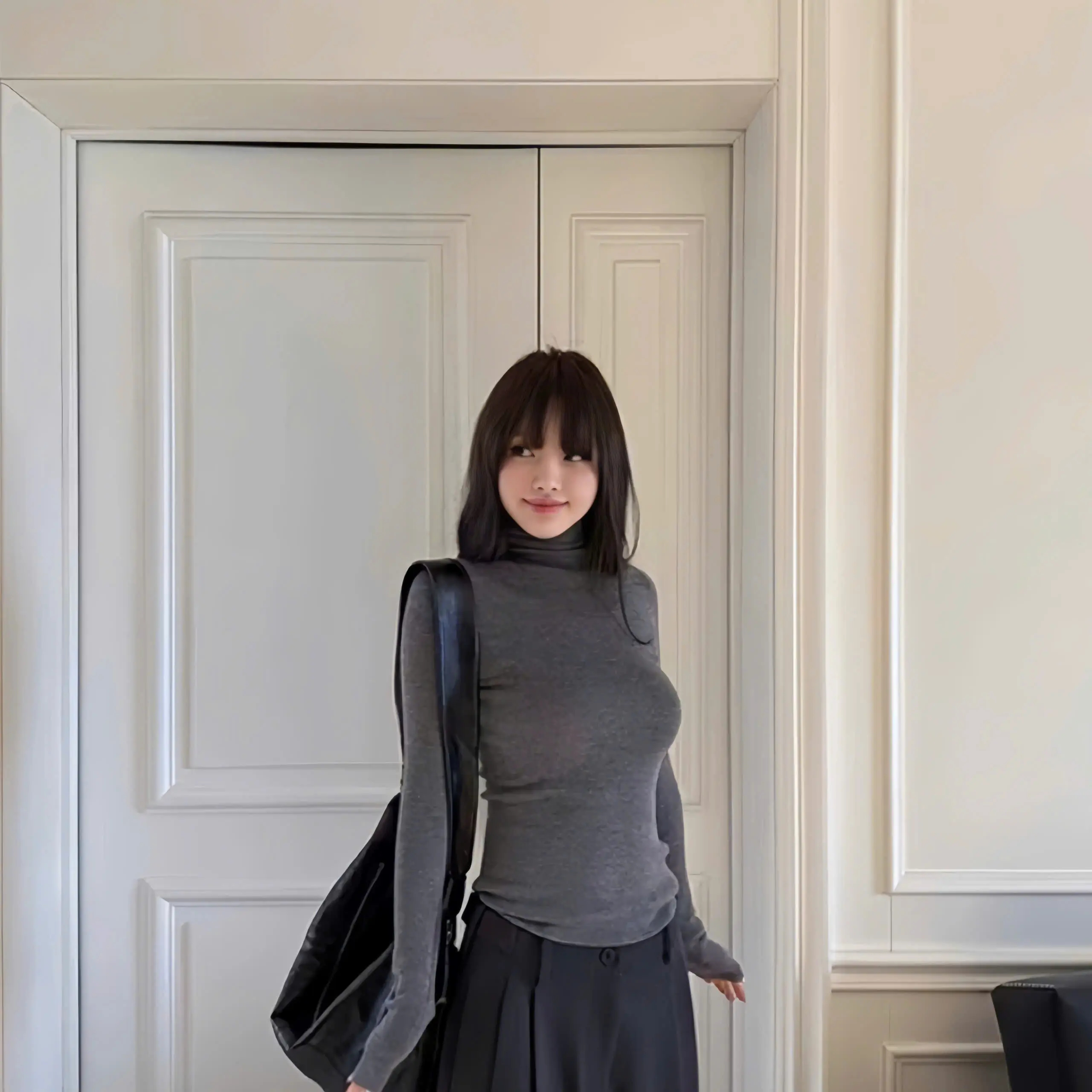[DEAL XẢ KHO] Áo Thun Ôm Body Giữ Nhiệt Cổ Cao 8 Phân, Tay Dài JUSTDUN C20 – Chất Cotton Dày Dặn, Tôn Dáng | BigBuy360 - bigbuy360.vn
