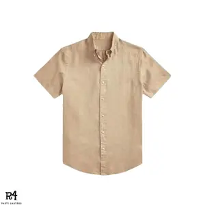 Olop Rl Kemeja Pendek Pria Formal Kantoran Casual Slimfit Material Cotton Twill Premium Bordir Sablon Size M L Xl Putih Hitam Navy Abu Maroon Cream Hijau Salem Brown Sage Merah Bata Pasti Promo