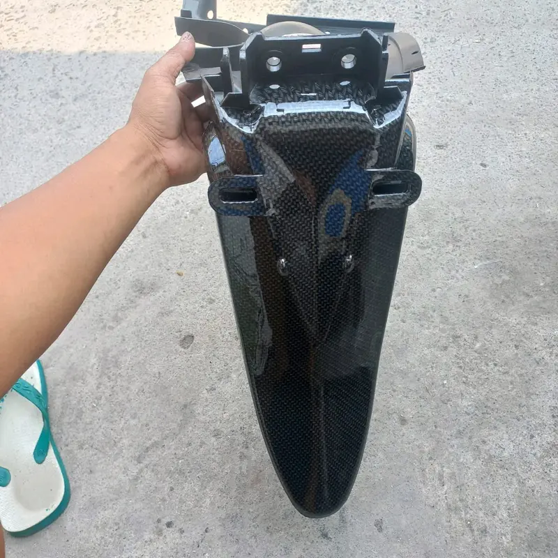 spakbor belakang mio smile sporty karbon 1