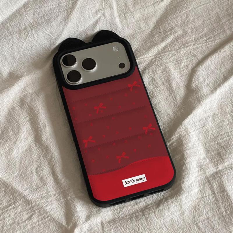 Ốp lưng điện thoại nền đỏ nguyên chất dành cho iPhone18/17/16/15 14/13/XR/7/17pro/17promax phong cách hoạt hình tươi trẻ hot trend 16plus 16pro