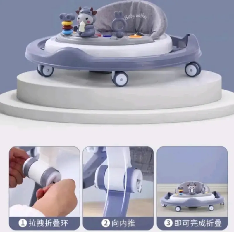 [MẪU MỚI] Xe Đẩy Tập Đi, Xe Tròn Tập Đi Có Bàn Ăn Dặm Có Đèn Có Nhạc Lót Chân Cán Đẩy Cho Bé 6 Tháng Tuổi - MẪU MỚI  HÀNG ĐẨY ĐỦ  Xe Tập Đi Voi xe tap  đi xe  tròn  xe  đẩy xe  tập baby walker ghế tập xe  tròn xe  tập xe tập ghế  tròn xe tap di chuu 8