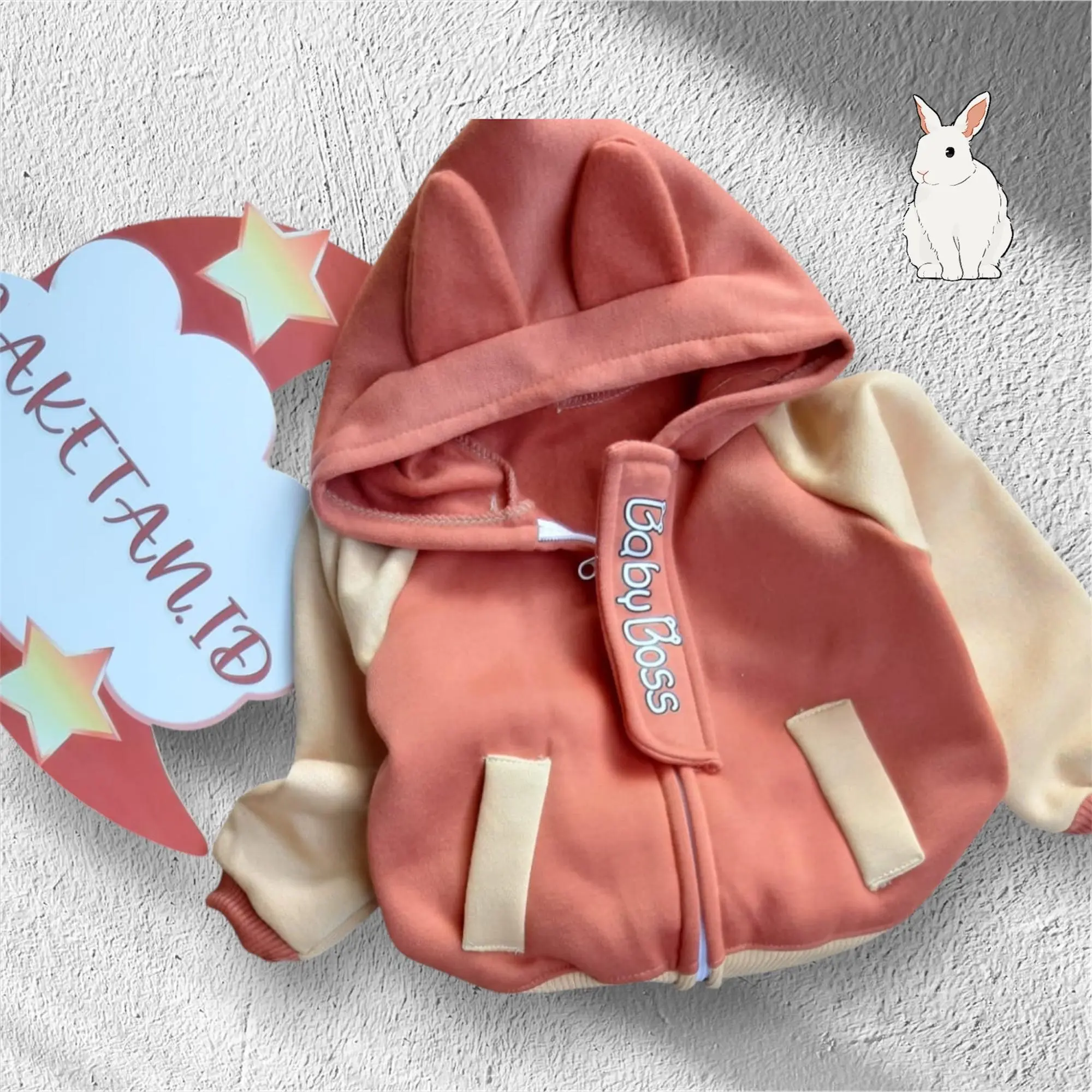 JAKETAN-jaket bayi karakter baby boss untuk usia 3-12 bulan max BB 11 kg bahan fleece