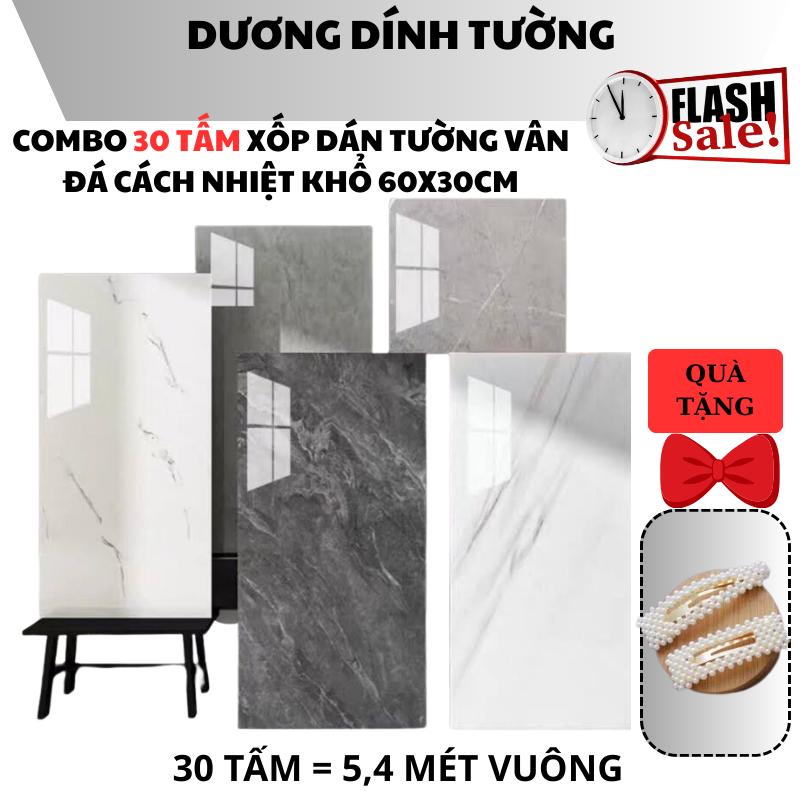 (CÓ QUÀ)-COMBO 30 tấm xốp phủ nhựa PVC kích thước 60x30 cm dày 2mm có lớp bạc cách nhiệt Cách âm chống mốc cho căn phòng và cửa hàng, dễ vệ sinh, chống nước xop pvc