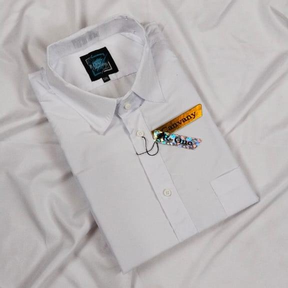 R-ONE CANVANY KEMEJA POLOS LENGAN PENDEK KEMEJA SANTRI KEMEJA KERJA KEMEJA FORMAL KEMEJA BAHAN KATUN 1