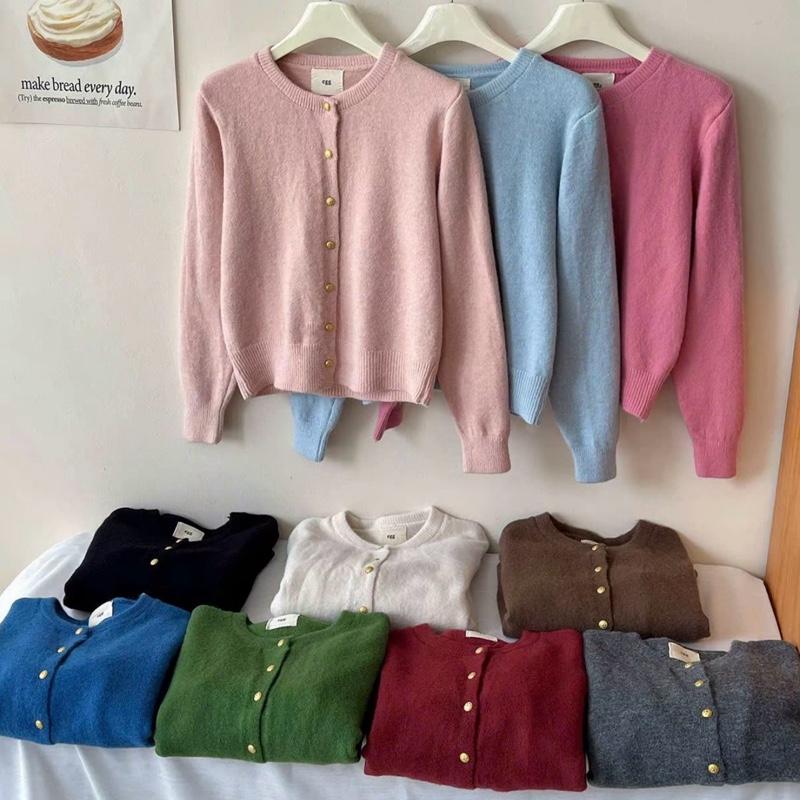 [Deal mở bán] Áo khoác Len Cdg dài tay cúc đồng Hàng QC A013