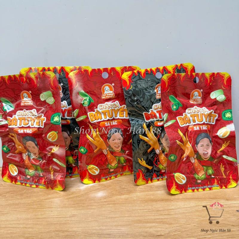 [Giảm ngay hôm nay] Combo 10/20 Chân Gà Rút Xương Bà Tuyết  Vị Tê Cay Tứ Xuyên