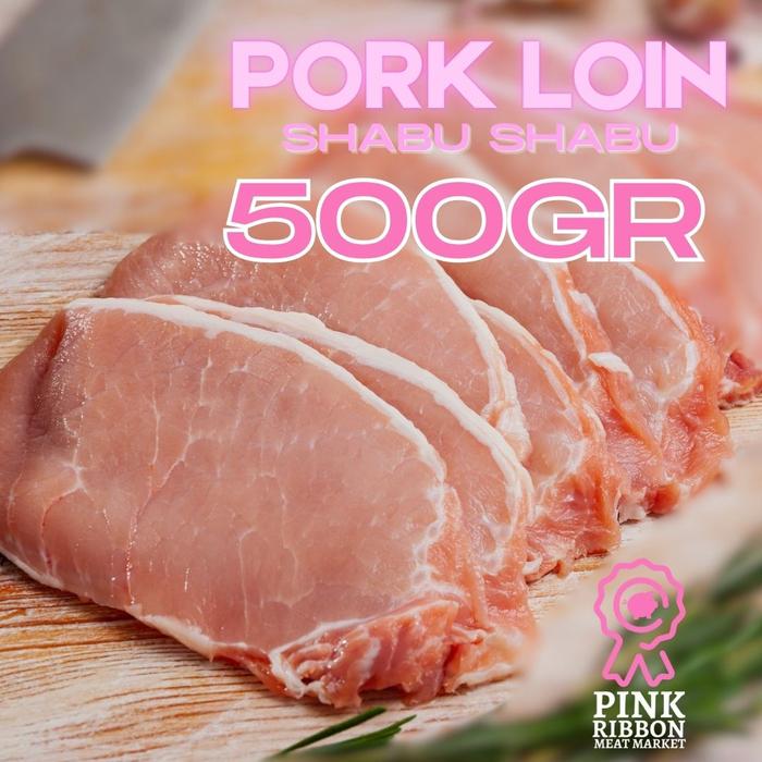 Gambar Karbonat (Pork Loin) Shabu-Shabu Slice 500G (Beku) Pink Ribbon Meat Market Impor Denmark Kualitas Tinggi dari PINK RIBBON MEAT MARKET Kota Administrasi Jakarta Barat Tokopedia