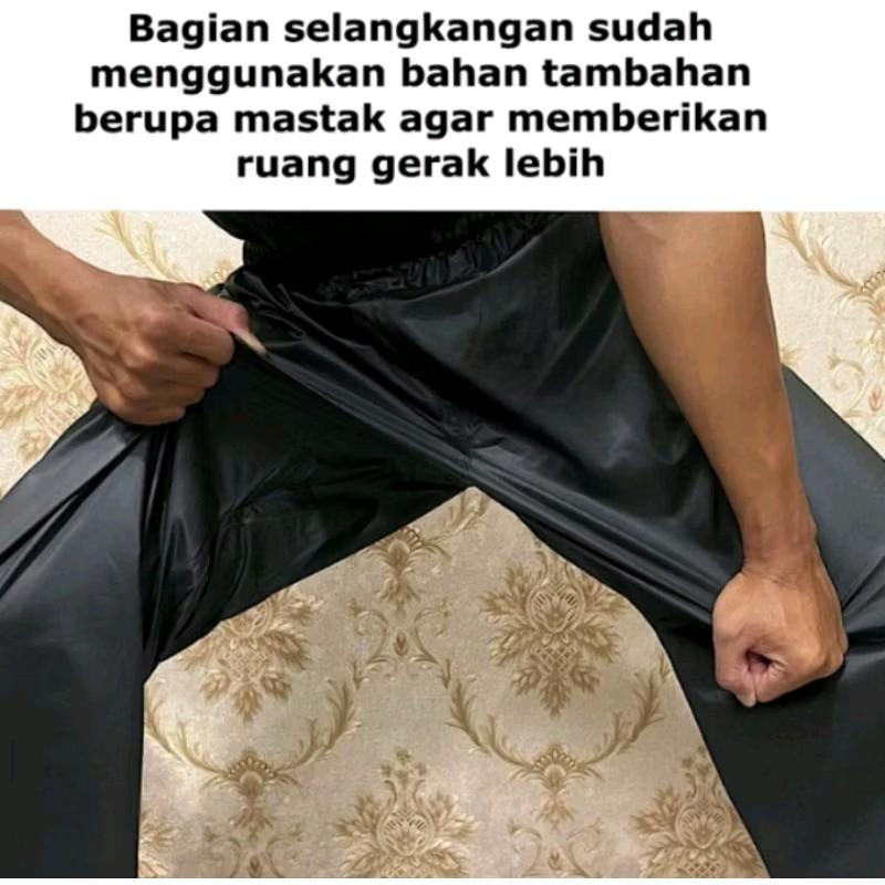 XXXXXXL Celana Jas Hujan Super Jumbo Pvc Karet Tebal 1