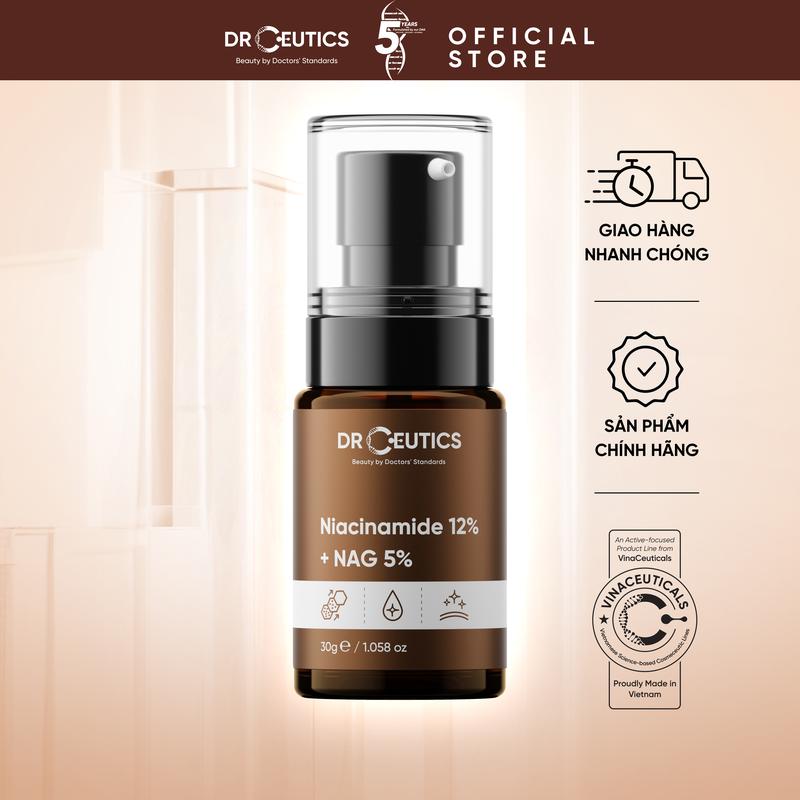 DRCEUTICS Tinh Chất Niacinamide 12% Hỗ Trợ Thu Nhỏ Lỗ Chân Lông (30g) Skincare Serum